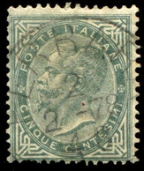 Pays : 247 (Italie : Victor-Emmanuel II)  Yvert Et Tellier N°:    14 (o) - Afgestempeld