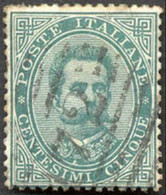 Pays : 247,01 (Italie : Umberto Ier)  Yvert Et Tellier N°:   33 (o) - Used