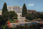 CPSM.  DIVONNE LES BAINS. GRAND HOTEL DU GOLF ET SA PISCINE (JOANNY CORLIER ARCHIT). DATEE 1970. - Divonne Les Bains