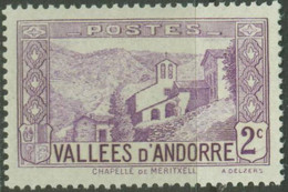 ANDORRA..1932..Michel # 25...MLH. - Unused Stamps