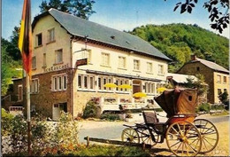 HOUFFALIZE-HOTEL-RESTAURANT  ERMITAGE -attelage-caleche - Houffalize