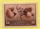 Australie Planisphère  Et Dieu Mercure   AVION     Gibbons 153 +  Hinged +   Cote 32£ = 36,5 E - Nuovi