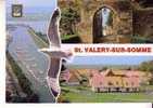 SAINT VALERY SUR SOMME - 3 Vues :  Vue Aérienne - Porte Guillaume -  Village Vacances Du Cap Hornu - Saint Valery Sur Somme