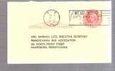 Postal Card - Reply Card 2 Cent Martha Washington Scott # UY13-r - 1941-60