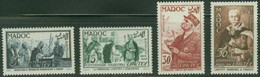 MOROCCO..1954..Michel # 376-379...MLH...MiCV - 10 Euro. - Ungebraucht