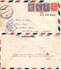 Egypt-England Prepaid WWII English Stamps (x4) Censor Sticker Cover 1944 - Franchise Militaire