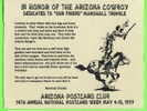 ARIZONA - 14th ANNUAL NATIONAL POSTCARD WEEK,1997 - DEDICATED TO MARSHALL TRIMBLE - LIMITED EDIT. No 82/300 Ex - - Autres & Non Classés