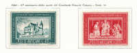 VATICANO 1964  CARDINALE NICOLA CUSANO "KREBS" FILOSOFO MATEMATICO1401-1464. SERIE COMPLETA MNH** - Ungebraucht