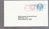 Postal Card - Caesar Rodney - With Additional Meter Stamp - Scott # UX70 - 1961-80