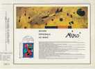 1 Feuillet CEF 1er Jour Du 14.09.1974 ( N° 285) : Oeuvre De Miro - Briefe U. Dokumente