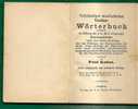 VOLLSTÄNDIGES MUSIKALISCHES TASCHEN-WÖRTERBURCH C/1900´s - Musik