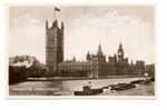 OLD FOREIGN 0785 - ENGLAND - London - Houses Of Parliament - Boats - Houses Of Parliament
