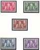 HELLAS, 1963,  MI 802-806 **  DYNASTIE COMPLET - Unused Stamps