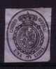 Edifil 38(*) 1855 Escudo España Una Libra Azul En Nuevo - Nuevos