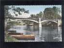 Malicorne Le Pont Sur La Sarthe édit.chrétien N° 2 Barques  Belle Cpsm - Malicorne Sur Sarthe