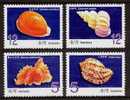 2007 TAIWAN Sea Shells 4V - Unused Stamps