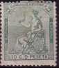 Edifil 133* 1873 10 Cts Verde Nuevo - Neufs