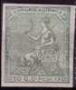 Edifil 133sF(*) 1873 10 Cts Verde Nuevo. Falso Postal Tipo XI Sin Dentar - Unused Stamps
