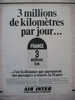 Publicité Compagnie Aérienne AIR INTER (1962) "3 Millions De Kilomètres Par Jour..." - Advertenties