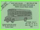 PORTLAND, OR  - NATIONAL POSTCARD WEEK,1998 - SCHOOL BUS - PORTLAND SCOTTISH RITE TEMPLE - SCHOOL BUS - - Portland