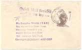 India Mahatma Gandhi Postage Stamp On A "Quick Mail Service" Commercial Cover 1977 - Unclassified