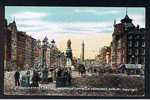 Early Postcard O'Connells Street & Bridge Dublin Ireland Showing O'Connells Monument - Ref 217 - Dublin