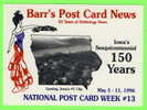 LANSING, IA. - NATIONAL POSTCARD WEEK,1996 - VIEW OF THE CITY - BARR´S POST CARD NEWS - TRAVEL IN 1996 - - Other & Unclassified