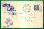 UK - VF 1950 LONDON INTL STAMP EXHIBITION - COMM OPENNING POSTMARK - Include MULREADY Reproduction - Marcophilie