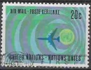 Nations Unies (New York) 1968 Yvert Poste Aerienne 13 O Cote (2015) 0.65 Euro Avion à Réaction - Posta Aerea