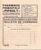 77 COULOMMIERS Bulletin De Commande De La PHARMACIE PIPAULT - Chemist's (drugstore) & Perfumery