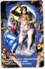 VATICAN SCV 34  ( Mint Card - Lire 10.000 ) ** MICHELANGELO **  Religione Painting Tableau Paintings Tableaux - Vatikan