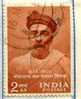 PIA - INDIA - 1956 : 100° De La Maissance Du Journaliste  Bal Gangadhar Tilak - (Yv 70) - Usati