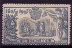 Edifil 261* 1905 Quijote 30 Cts Verde En Nuevo - Unused Stamps