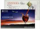 Wine,Airplane,Aircraft,Ch   Ina  2006 China Mobile Advertising Pre-stamped Card - Vinos Y Alcoholes