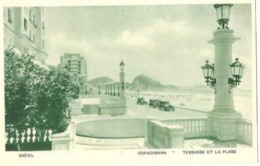 Copacabana .  La Terrasse Et La Plage De Copacabana. - Copacabana