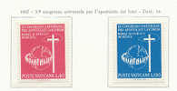 VATICANO 1967  3° CONGRESSO UNIVERSALE PER L´APOSTOLATO DEI LAICI. SERIE COMPLETA MNH** - Unused Stamps