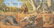 Australia-2008 Megafauna Miniature Sheet MNH - Blokken & Velletjes