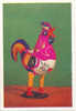 Gallo De Barro Cocido Y Pintado. Metepec 1952 Mexico Entier Postal Stationnery. Voir 2 Scan - Porcelaine