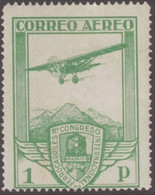 Edifil 487* 1930 Congreso De Ferrocarriles 1 Pts Nuevo ¡Auténtico! - Neufs