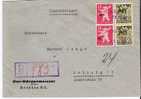 SBZ044a/ Drebkau Notstempel + Prov. R-Stempel 25.3.46 - Storia Postale