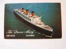 Superliner Queen Mary - Long Beach  California   Cca 1971  F  D34561 - Long Beach