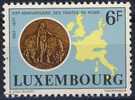 Luxemburg Luxembourg 1977 Mi 956 YT 906 SG 996 ** 20 Ann.Rome Treaties : Map Of E.E.C. + "Europa" / Römische Verträge - Neufs