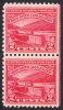 !a! USA Sc# 0681 MNH Vert.PAIR (right Side Cut) - Ohio River Canalization - Ongebruikt