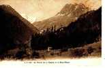 SUISSE Le Chalet De La Casita Et Le Mont Blanc - Mon