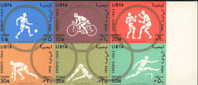 Jeux Olympiques 1964 Libia ** Never Hinged TB  Cyclisme, Athlétisme, Boxe, Football, Plongeon - Sommer 1964: Tokio