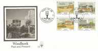 Namibia - 1990 Windhoek Past And Present FDC # SG 545-548 , Mi 675-678 - Namibia (1990- ...)