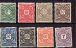 DAHOMEY Taxe9 à 16 Serie Compl. Neuf X (trace De Charn...) - Unused Stamps