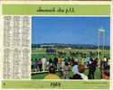 CALENDRIER ORIGINAL ANNEE 1969  -  COURSE A DEAUVILLE  &  VERS LE BREVENT  -  PAGES DU DEPARTEMENT 24 - Grossformat : 1961-70