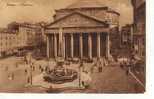 ITALIE ROMA Il Pantheon Cpa Animée - Panthéon