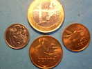 R   MONEDA  REPUBLICA DE TRINIDAD Y TOBAGO  SERIE 10 CENTS DE 1990 , 1 CENT DE 1994 Y 5 CENTS DE 1995  MAS EN MI TIENDA - Otros – América